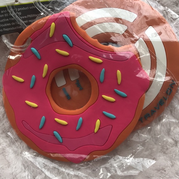 TRAVELON 2 DONUT LUGGAGE TAGS - NWT - Picture 4 of 5